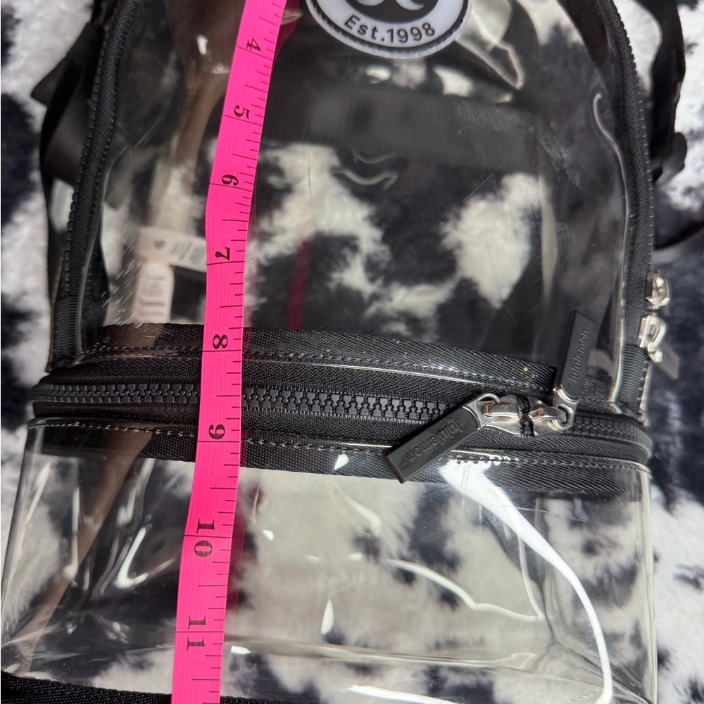 lululemon Clear Black Mini Backpack - Picture 4 of 6